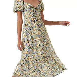 ASTR the label Irma Floral Midi Dress